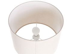 Beliani Keramická stolná lampa biela VENTA