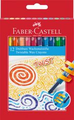 Faber-Castell Voskovky vysúvacie Twist set 12 farebné