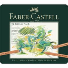 Faber-Castell Pastel v ceruzke Pitt 24 farebné - plech