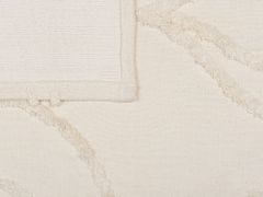 Beliani Bavlnená prikrývka 125 x 150 cm béžová ACACIA