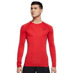 Nike Tričko výcvik červená M Pro Compression