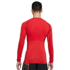 Nike Tričko výcvik červená M Pro Compression