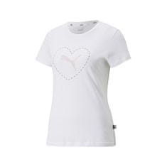 Puma Tričko výcvik biela S Valentine S Day Graphic