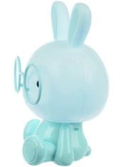 ISO Nočná lampička Zajačik 23 cm modrá