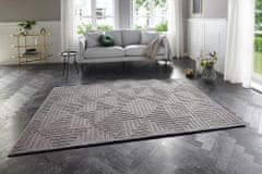 Elle Decor AKCIA: 120x170 cm Kusový koberec New York 105092 Grey 120x170