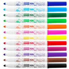 EASY Kids Fixy s vôňou, vyprateľné, 12 farieb