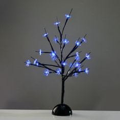 ACA ACA Lighting strom na stôl, 25 LED na batérie 3xAA, modrá, IP20 10x10x45cm XCHERRYLEDBL45