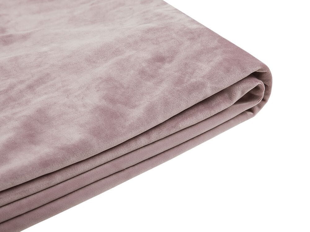 Beliani Náhradný povlak pre posteľ 160 x 200 cm ružový FITOU