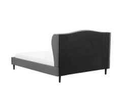 Beliani Čalúnená posteľ 160 x 200 cm sivá COLMAR