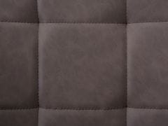 Beliani Sada 2 jedálenských stoličiek z umelej kože hnedá MELROSE