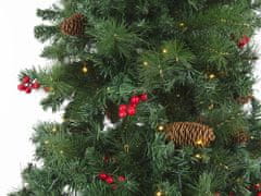 Beliani Umelý vianočný stromček 180 cm zelený JACINTO