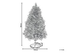 Beliani Umelý vianočný stromček 180 cm zelený JACINTO