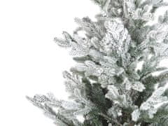 Beliani Zasnežený vianočný stromček 180 cm biely BRISCO