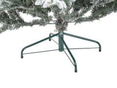 Beliani Zasnežený vianočný stromček 210 cm biely BRISCO