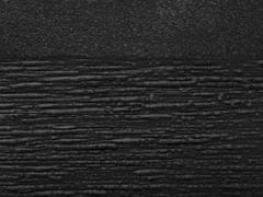 Beliani Kvetináč štvorcový 50x50x46 cm čierny PAROS