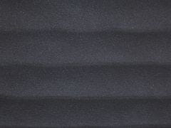 Beliani Kvetináč čierny štvorec 50 x 50 x 49 cm PARIKIA