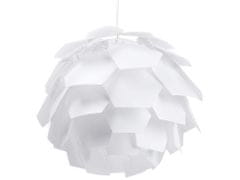 Beliani Malá biela stropná lampa SEGRE