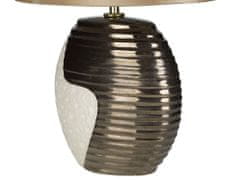 Beliani Moderná béžovo bronzová stolná lampa ESLA