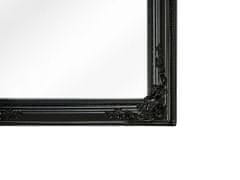 Beliani Nástenné zrkadlo 50 x 130 cm čierne FOUGERES