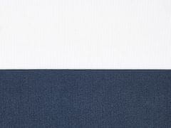 Beliani Vankúš na lavičku 112 x 54 cm modrý VIVARA