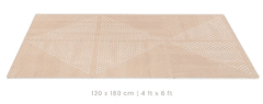 Toddlekind Prettier Hracia podložka Puzzle Earth Clay 120 x 180 cm