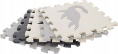 Matadi Penové puzzle sivé Dinosaury (28x28)