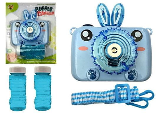 shumee Kamera strieľa mydlové bubliny na modré batérie