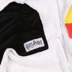 Harry Potter Prikrývka/prikrývka s kapucňou, čierna, biela šerpa 120x150cm