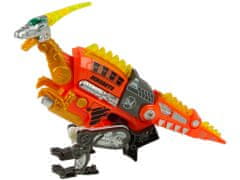 Lean-toys Dinobots 2v1 Dinosaur Shotgun Orange Velociraptor Shield