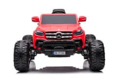 Lean-toys Mercedes DK-MT950 4x4 Červené auto na batérie