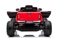 Lean-toys Mercedes DK-MT950 4x4 Červené auto na batérie