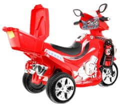 Mamido Detská elektrická motorka 118 červená