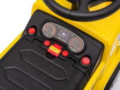 Lean-toys Miešačka na betón so zvukovým stojanom poháňaným batériou Žltá