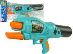 shumee Vodná pištoľ Záhradná puška Green Orange Dinosaurs 1100 ml