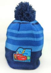 SETINO Chlapčenská čiapka s brmbolcom "McQueen" tmavo modrá 52 cm Modrá