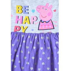 Eplusm Detské šaty "Peppa Pig" fialová 116 / 5–6 rokov Fialová