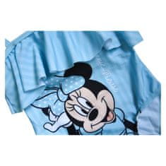Eplusm Dievčenské jednodielne plavky "Minnie Mouse" modrá 128–134 / 8–9 rokov Modrá