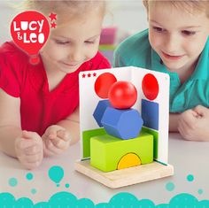 Rappa Lucy & Leo 293 Jednoduchá geometria - drevená hra