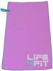 LIFEFIT rýchloschnúci uterák z mikrovlákna 105×175 cm ružová 175