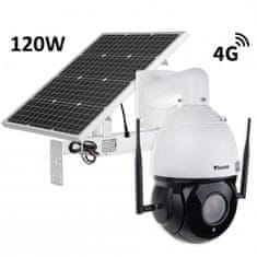 Secutek Otočná 4G PTZ IP kamera SBS-NC79G-30X so solárnym dobíjaním 120W / 60A