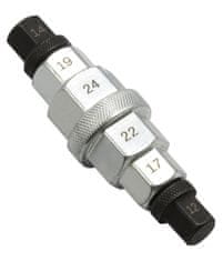 SEFIS imbusový kľúč na predné kolo 12-14-17-19-22-24 mm
