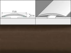 Prechodové lišty A13 - SAMOLEPIACE šírka 4 x výška 0,5 x dĺžka 93 cm - bronz