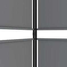 Vidaxl 6-panelový paraván antracitový 300x180 cm látka