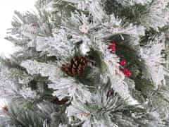 Beliani Zasnežený vianočný stromček 180 cm biely MASALA