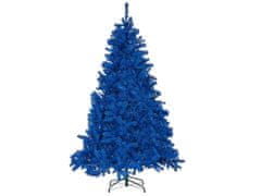 Beliani Vianočný stromček 210 cm modrý FARNHAM