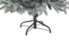 Beliani Zasnežený vianočný stromček 180 cm biely FORAKER