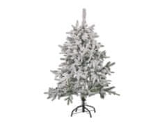 Beliani Zasnežený vianočný stromček 120 cm biely TOMICHI