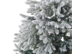 Beliani Zasnežený vianočný stromček 180 cm biely FORAKER