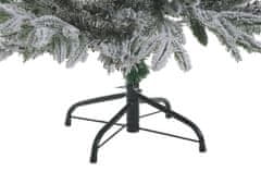 Beliani Zasnežený vianočný stromček 120 cm biely FORAKER