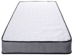 Beliani Vreckový pružinový matrac 90 x 200 cm stredne tvrdý BLISS